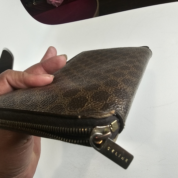 Authentic Celine Macadam zippy wallet. - Picture 9 of 10